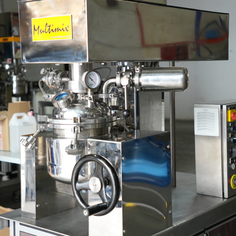 Multimix Lab High Shear Mixer 5L with control panel and working table