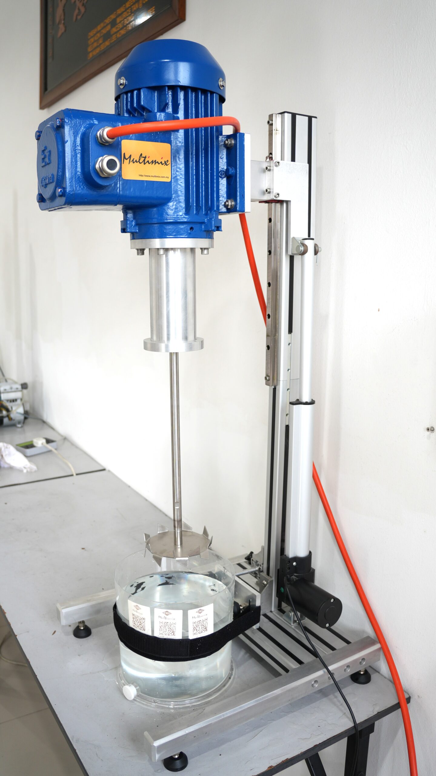 Multimix Lab High Speed Disperser with ATEX Remote Control and Panel Control