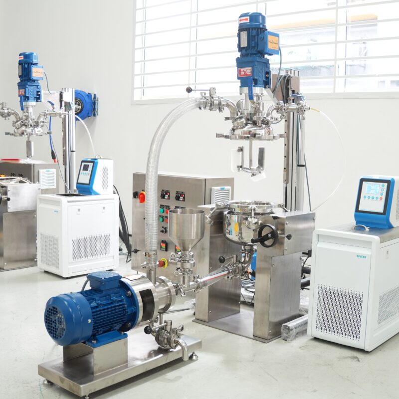 Multimix Vacuum High Torque Mixer with Lab Inline High Shear Mixer