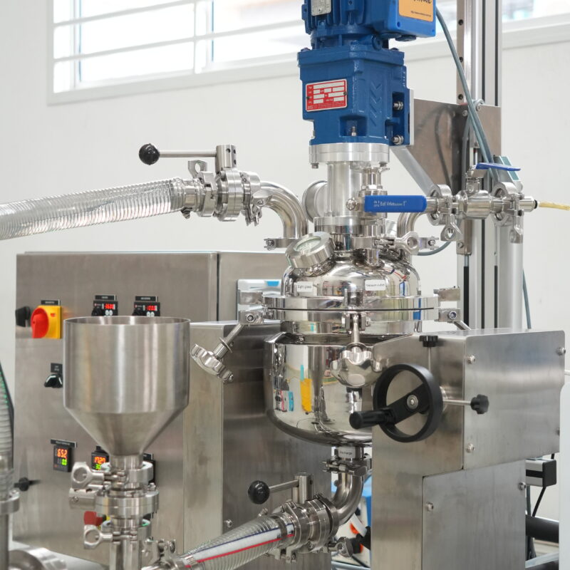 Multimix Vacuum High Viscosity Mixer with jacketed vessel for pharmaceutical application